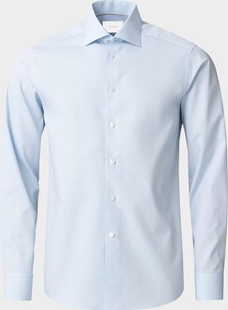 Eton Mens Elevated Stripe Pique Contemporary-Fit Dress Shirt