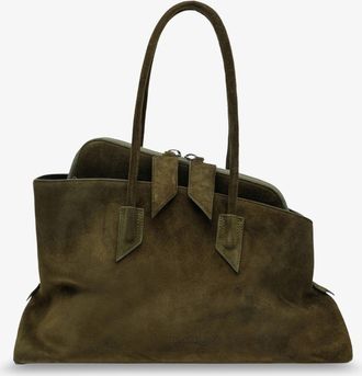 The Attico La Passeggiata suede shoulder bag - THE ATTICO - gender_Woman