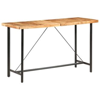 Berkfield Home Bar Table 180x70x107 cm Solid Sheesham Wood in Brown | Size: 180 x 70 x 107 cm