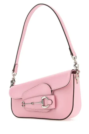 Gucci Womens Pink Leather Mini Gucci Horsebit 1955 Handbag Sugarpink Borse A Mano
