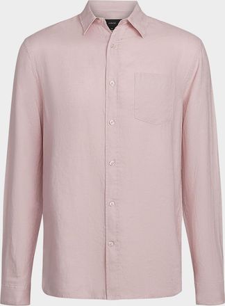 Vince Mens Linen Sport Shirt