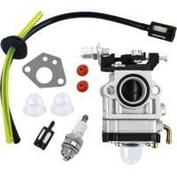 OEM Carburador Para Motor De Desbrozadora De 52 Cc, 49 Cc Y 43 Cc, Kit De Carburador Con Junta, Manguera, Buj&iacute;a Y Filtro De Combustible - Crezuo