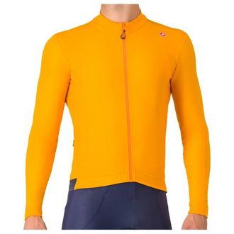 Castelli Espresso Thermal Jersey Velotrikot f&uuml;r Herren | orange
