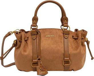Liu Jo Tassen, Dames, Bruin, ONE Size, Polyester, Kleine trekkoordtas