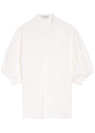 Stella McCartney Stella Mccartney Balloon Sleeve Cotton Shirt - White - 42 (UK10 / S)