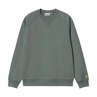 Carhartt Work in Progress Carhartt Wip, Sweatshirts, male, Green, Size: M Chase Sweatshirt