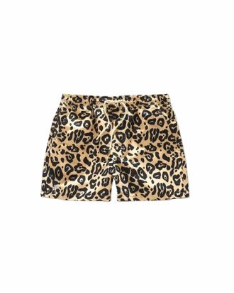 OAS Mens Pull-On Swim Shorts In Leopard