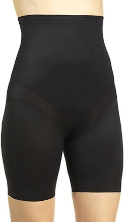 Miraclesuit Flex Fit Hi-Waist Thigh Slimmer Shapewear In Black