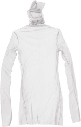 Cortana Cisne de tul Top - Dames - Longsleeves - Wit - XS - Nylon - Tops