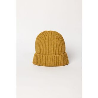 Hat Attack Key Beanie in Mustard at Nordstrom