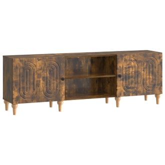 vidaXL Mueble De Tv Roble Ahumado 150 X 31 X 50 Cm Vidaxl