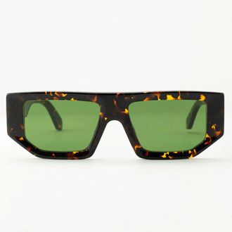 Off-white Sunglasses Oeri13 F 6055 Vancouver Havana/Green Unisex
