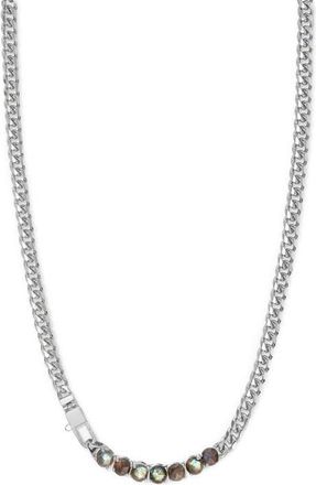 Melinda Maria Julian Loves Labradorite Necklace in Silver-Lab at Nordstrom, Size 16
