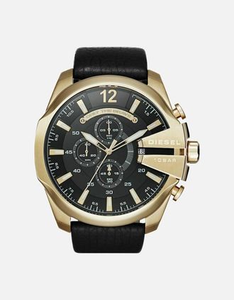 Diesel Mens Diesel DZ4344 Mens Diesel Mega Chief Chronograph Watch - Black