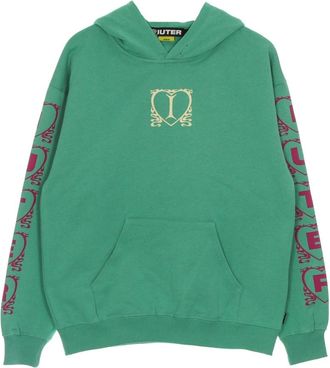 Iuter Lovely Hoodie - Heren - Hoodies - Groen - XL - Katoen - Hoodies & sweatvesten