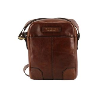 The Bridge Messenger Bags, male, Brown, Size: ONE SIZE Borsello 05360001 14