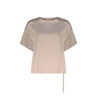 Herno Beige Acetate Womens Blouse
