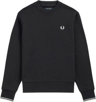Fred Perry Sweatshirt met ronde hals - Heren - Sweatshirts - Blauw - XL - Katoen - Hoodies & sweatvesten