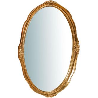 Biscottini International Espejo De Pared De Colgar De Madera Fixaci