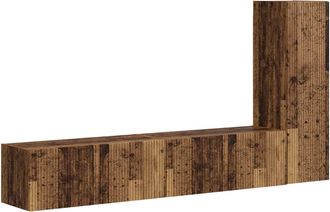vidaXL Vidaxl Conjunto De Mueble De Tv 3 Uds. Madera Vieja