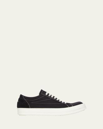 DRKSHDW RICK OWENS Mens Canvas Low-Top Penta Vintage Sneaks