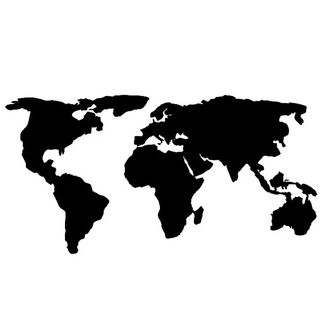 Homemania World Map Wall Decor