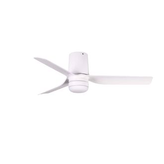 Netlighting Mini Punt Tub 90cm LED Ceiling Fan Matt White CCT