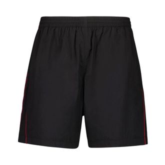 Balenciaga Casual Shorts, male, Black, L, Black Washed Nylon Sporty Shorts