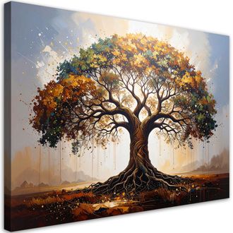 Feeby Impresi&oacute;n De Imagen &Aacute;rbol Del Amor De Colores Naturaleza 100x70
