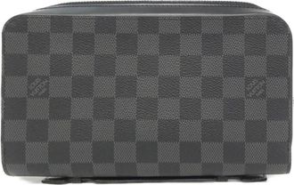 Louis Vuitton Graphite Coated Canvas Long Wallet (Bi-Fold) (Pre-Owned)