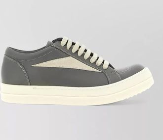 Rick Owens leather low-top sneakers