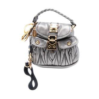 Miu Miu Pre-owned Handbags, female, Gray, Size: ONE SIZE Pre-owned Top Handle Bag