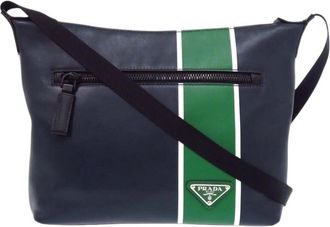 Prada Pre-owned Prada Leather Crossbody Unisex SCW2HOT9OL9Z0ECU