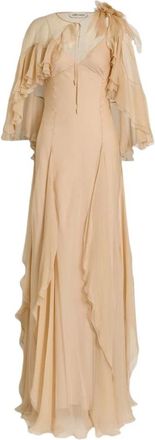 Alberta Ferretti Mujer, Vestidos, Beige, Talla: S