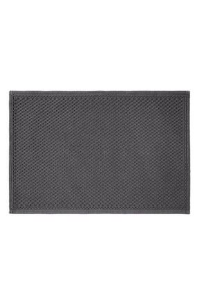 Coyuchi Moonstone Organic Cotton Bath Rug in Slate at Nordstrom