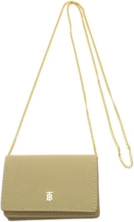 Burberry Pre-owned Wallets, female, Beige, Size: ONE SIZE Pre-owned Leather wallets