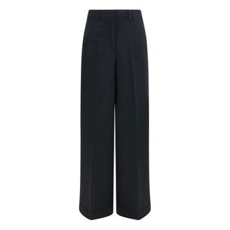 Fabiana Filippi Wide Leg Pants - Dames - Broeken - Zwart - Maat: M Viscose