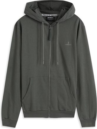Freddy Felpa uomo in cotone con zip e cappuccio