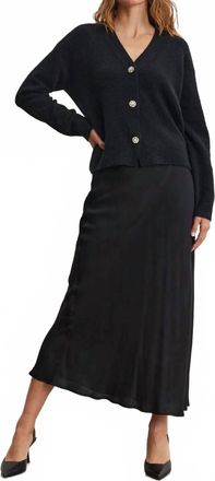 Velvet Cadence Skirt In Black