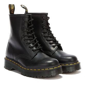 Dr. Martens Unisex 1460 Bex Smooth Leather Black Boots - Size UK 3