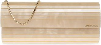 Jimmy Choo London Sweetie Clutch Bag - Dames - Clutches - Geel - ONE Size - Leer - Tassen