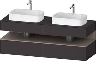 Duravit Qatego Consola Mueble Bajo Lavabo, 2 Extensiones, 2 - Duravit