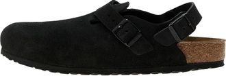 Birkenstock Tokio II Suede Regular Fit - Heren - Klompen - Zwart - 46 EU - Leer - Schoenen