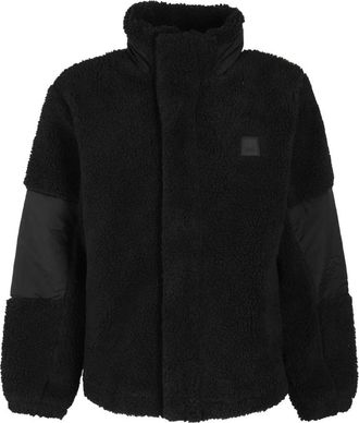 Rains Warme Fleece Jas - Heren - Vesten met rits - Zwart - XL - Polyester - Hoodies & sweatvesten