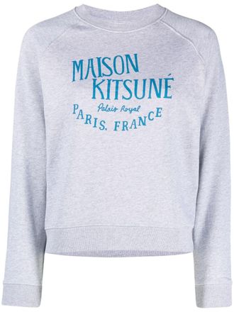 Maison Kitsun&eacute; Felpa Palais Royal - Grigio