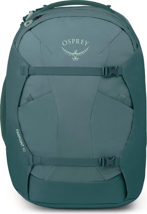 Osprey Farpoint 40-Liter Travel Carry-On Backpack in Cascade Blue/Torrent Blue at Nordstrom