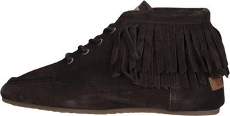 Shabbies Amsterdam Schoenen, Dames, Bruin, 40 EU, Leer, Ciska Frina Enkellaarsjes met Veters