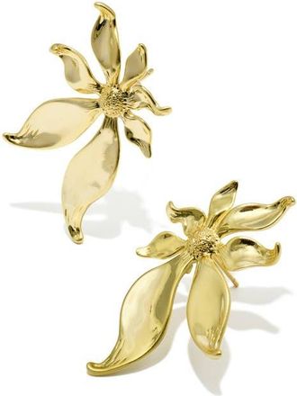 Kendra Scott Anya Flower Stud Earrings in Gold at Nordstrom