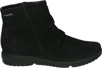 Mephisto Rezia Bucksoft - Dames - Enkellaarsjes - Zwart - 40 EU - Leer - Schoenen