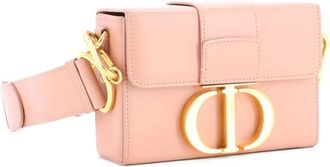 Dior 30 Montaigne Box Bag Leather crossbody bag - Beige
